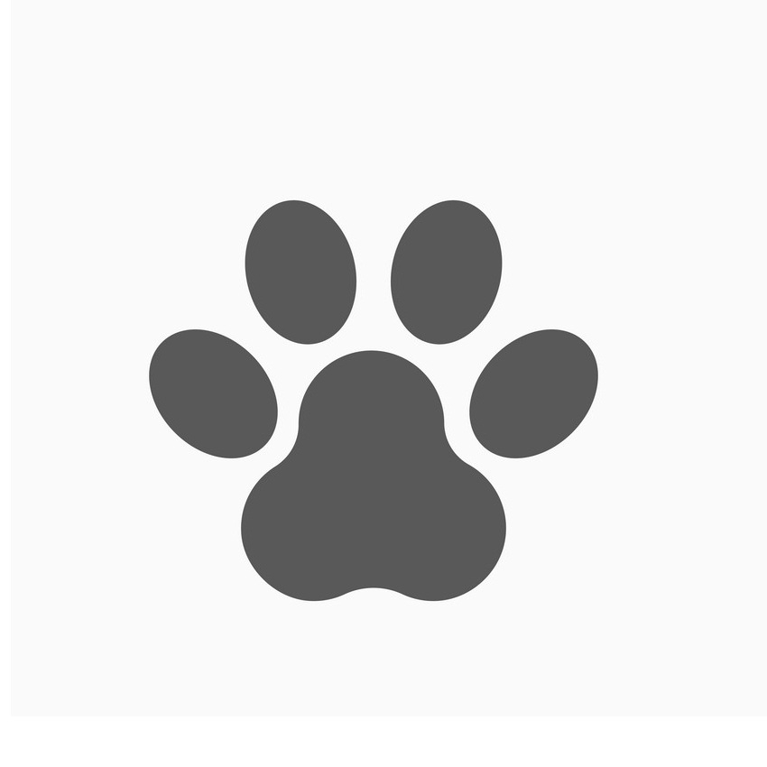 grey paw print icon