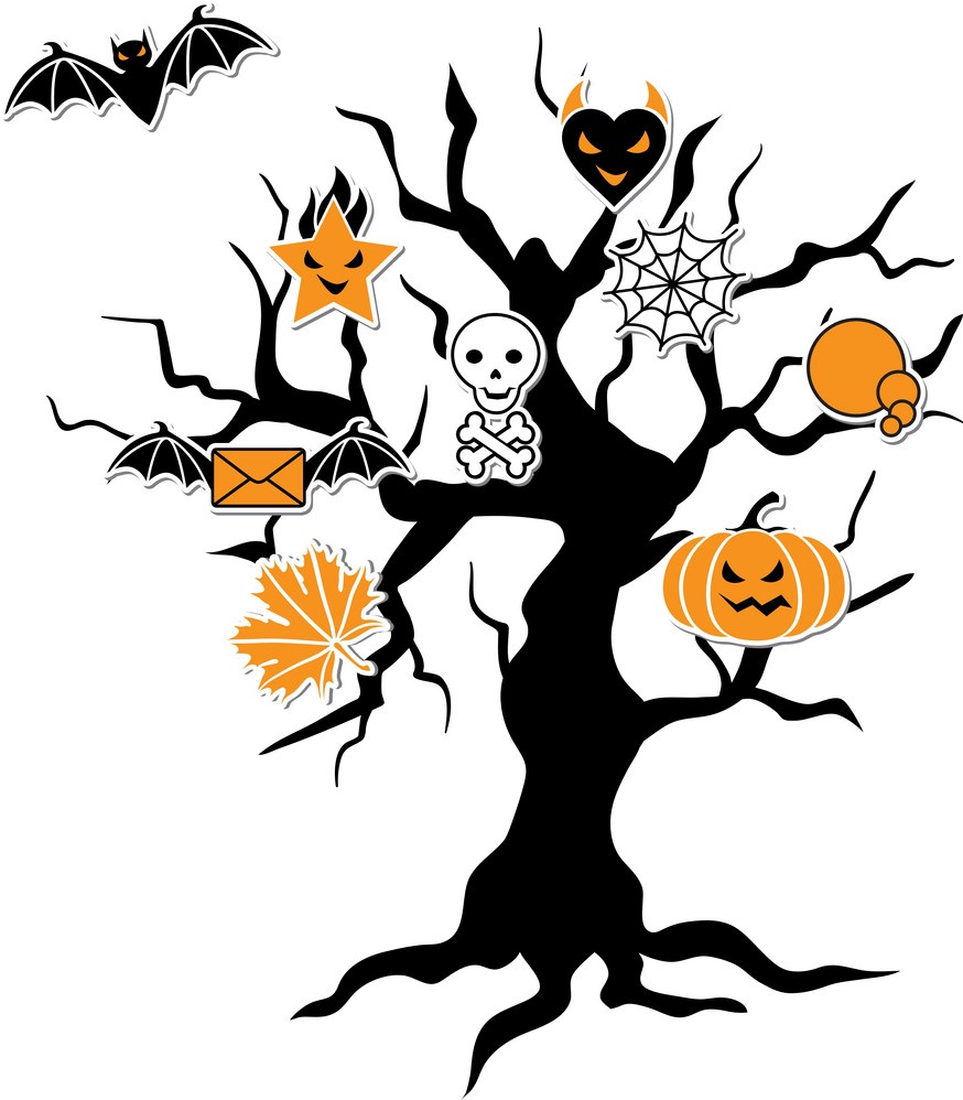halloween icon tree