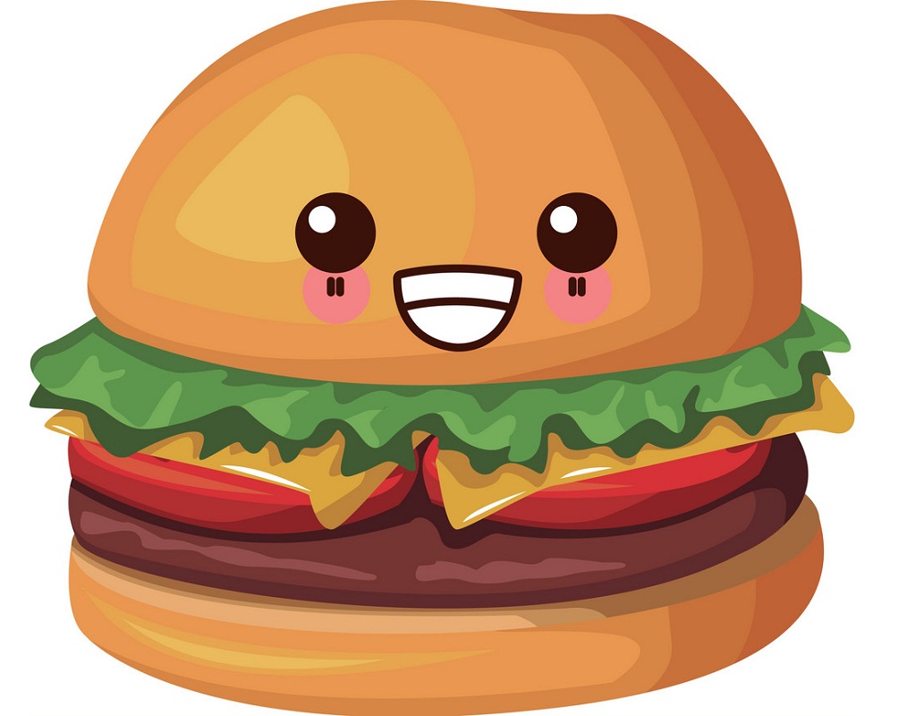 hamburger-fast-food-cute-kawaii-cartoon-vector-18242499