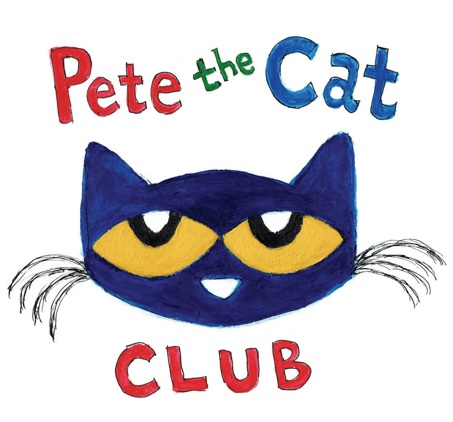 hand drawn pete the cat club