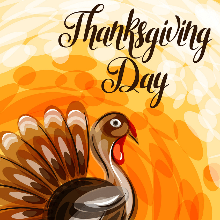 happy thanksgiving day greeting card png