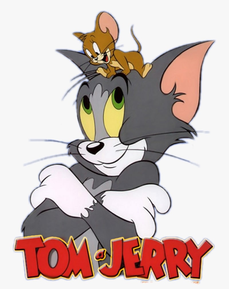 happy tom and jerry logo