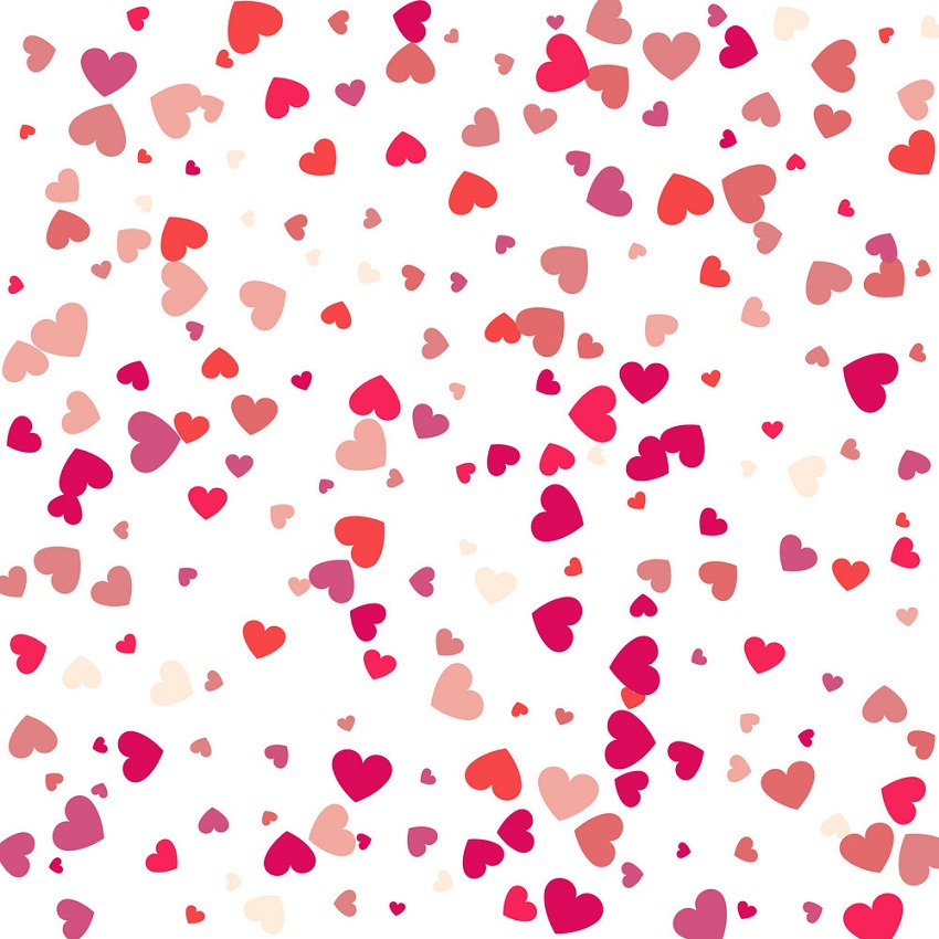 heart confetti