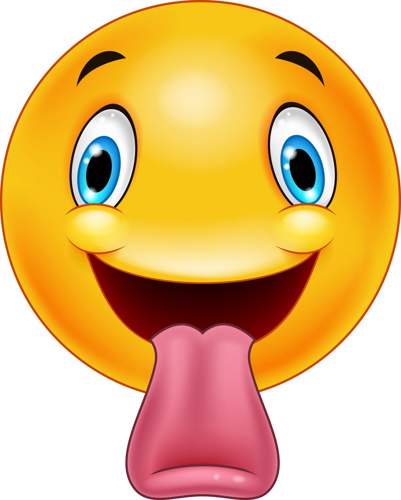 joy emoji sticking out a tongue