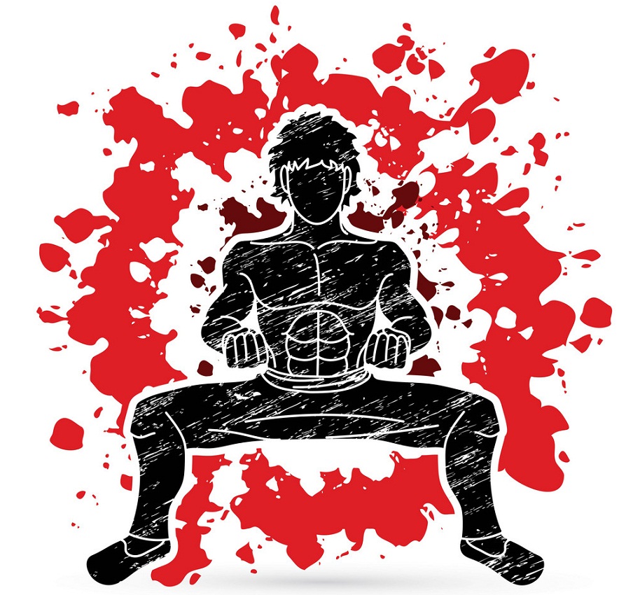 Fighting Pose Clipart