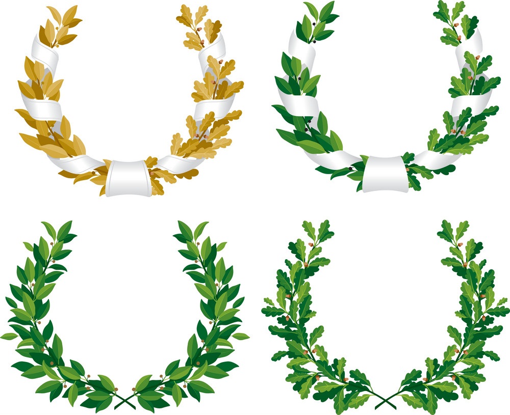 laurel wreaths