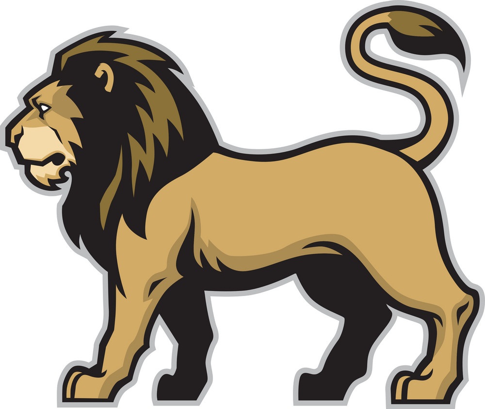 lion mascot clip art