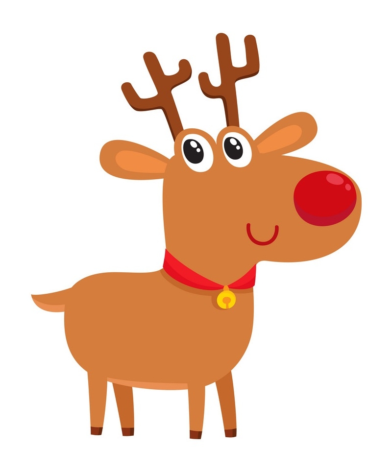 lovely cartoon reindeer