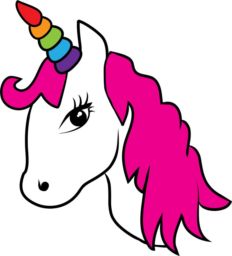 magical unicorn head