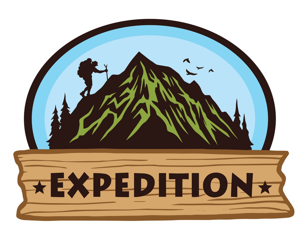 mountain camping logo