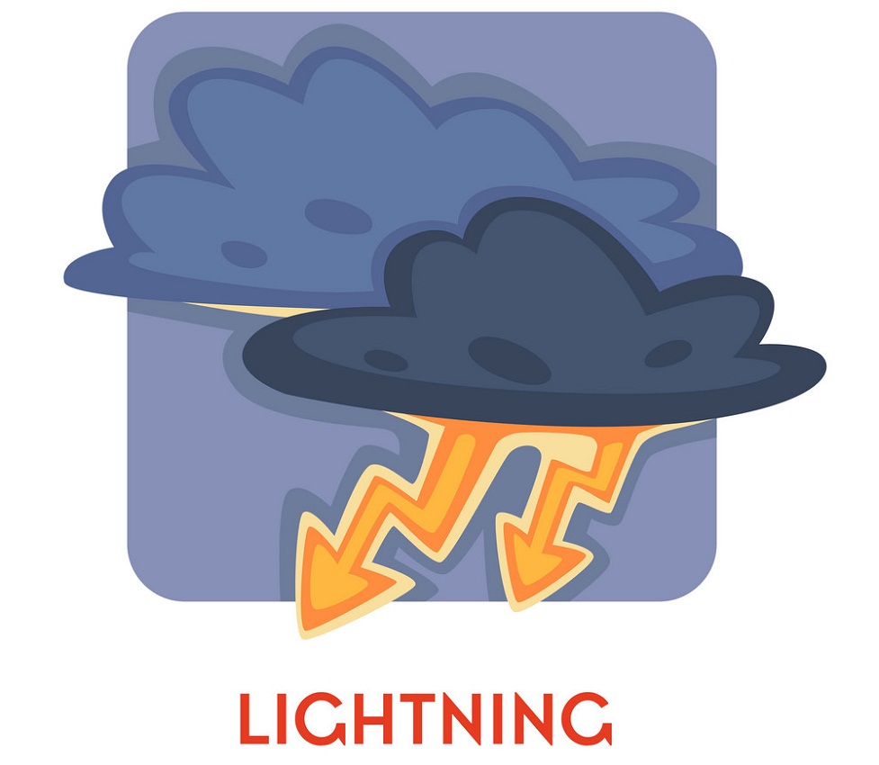 natural disaster lightning bolt