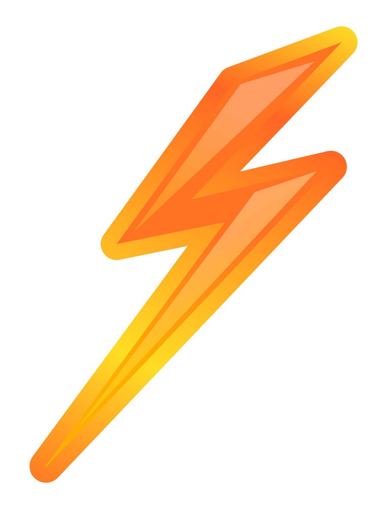 nature lightning bolt icon