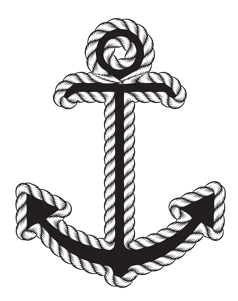 nautical anchor logo
