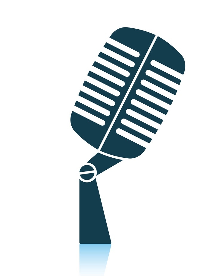 old microphone icon