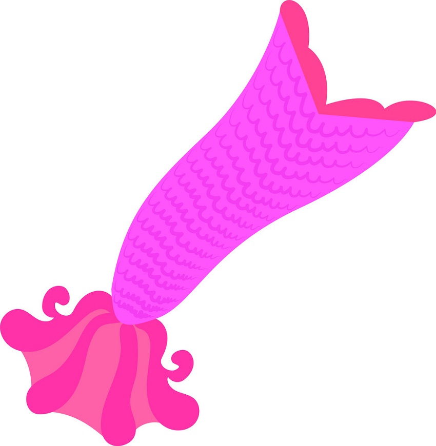 pink mermaid tail 1