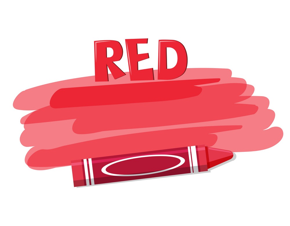red crayon