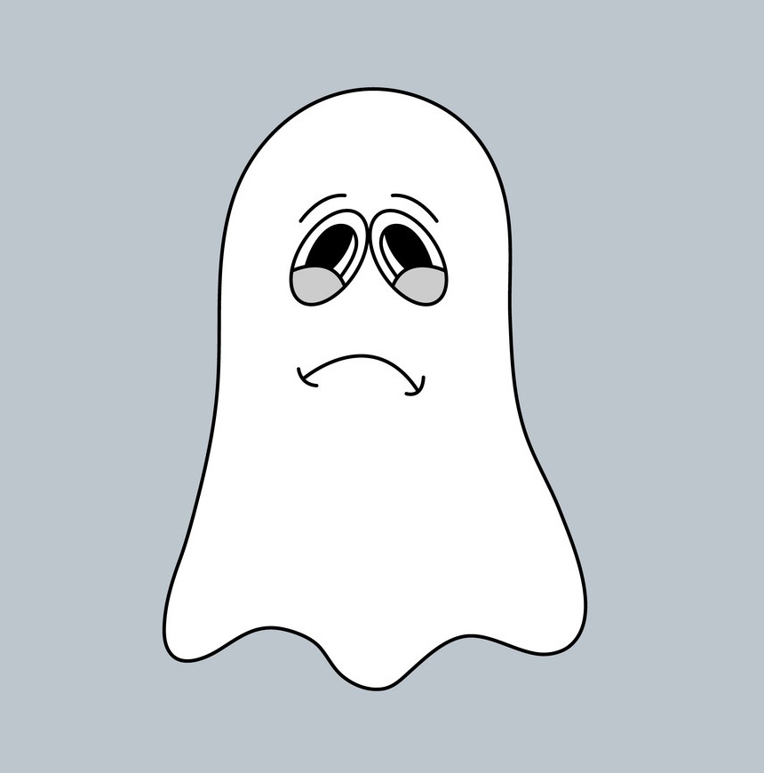 sad ghost