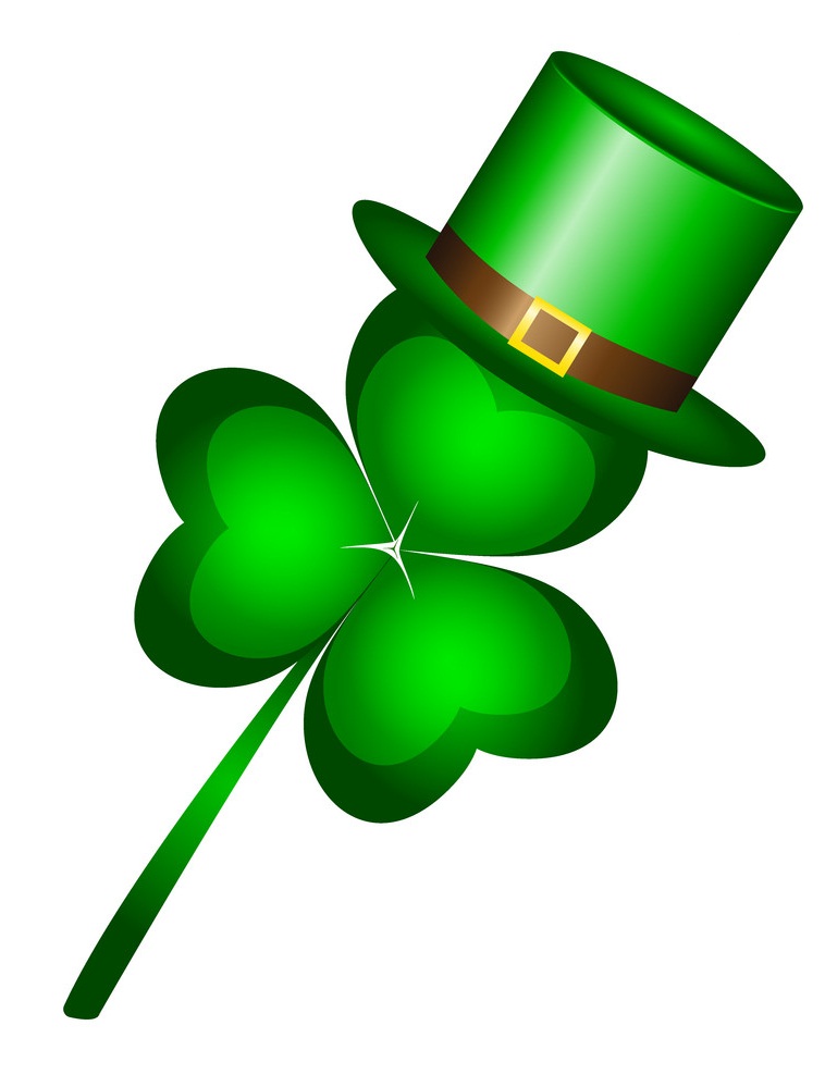 shamrock with a hat
