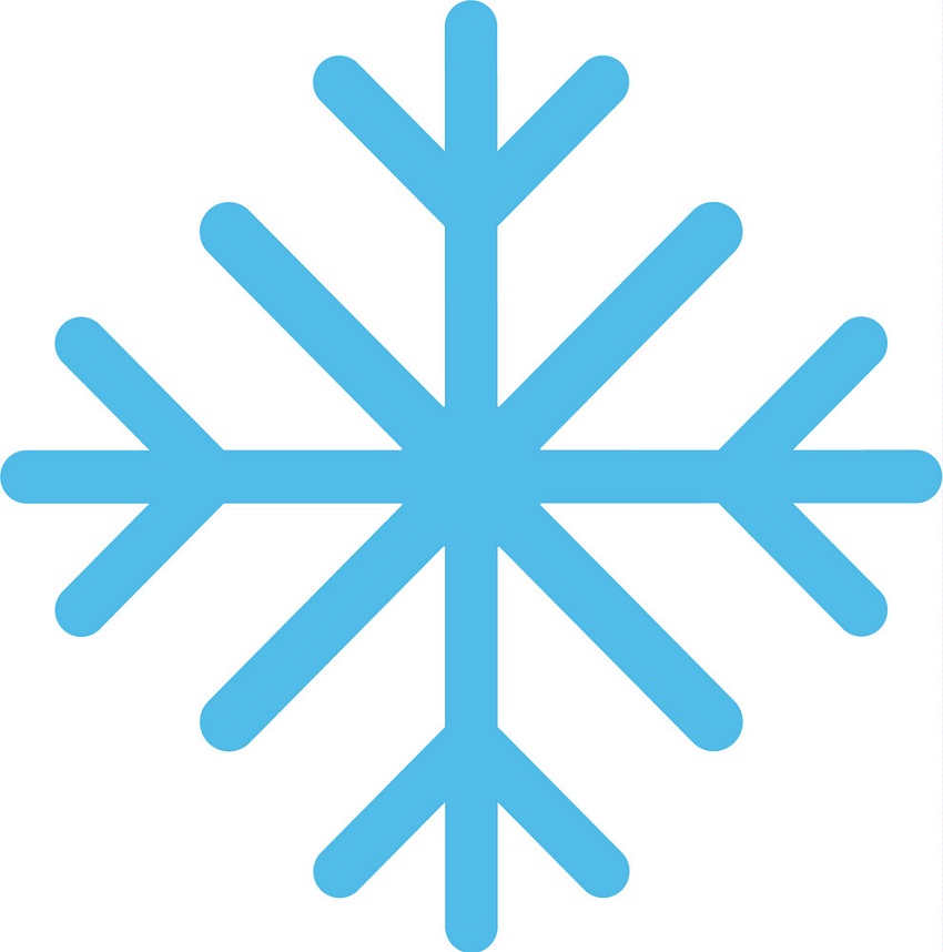 simple snowflake icon