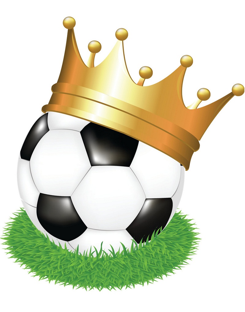 soccer ball with crown