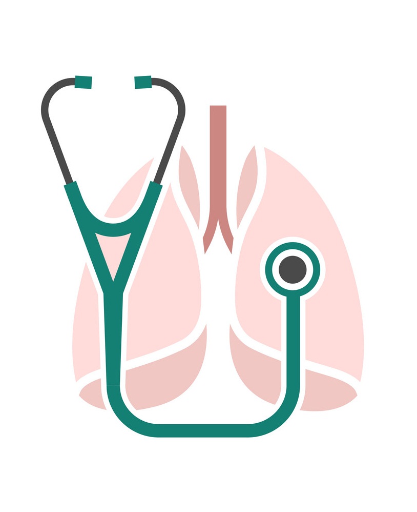 stethoscope lungs icon
