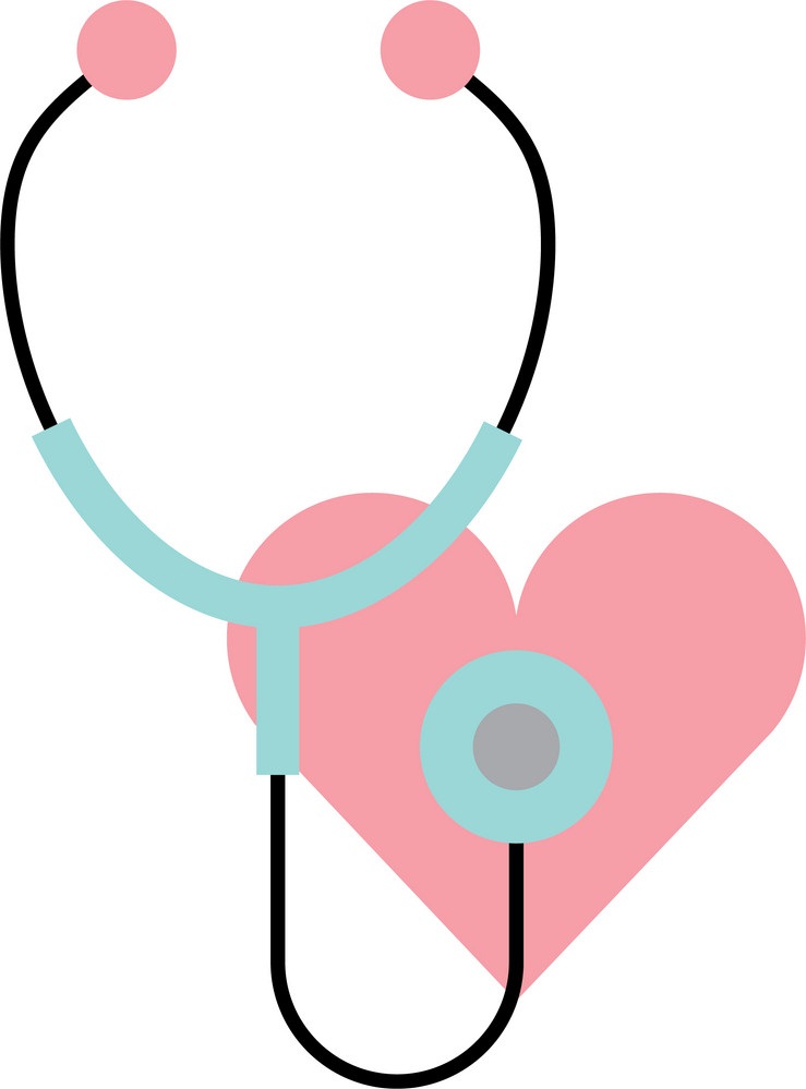 stethoscope medical with heart