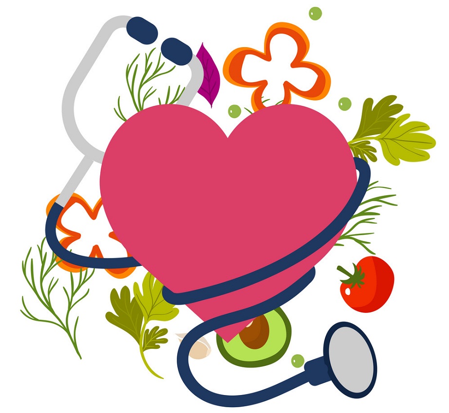stethoscope with heart icon