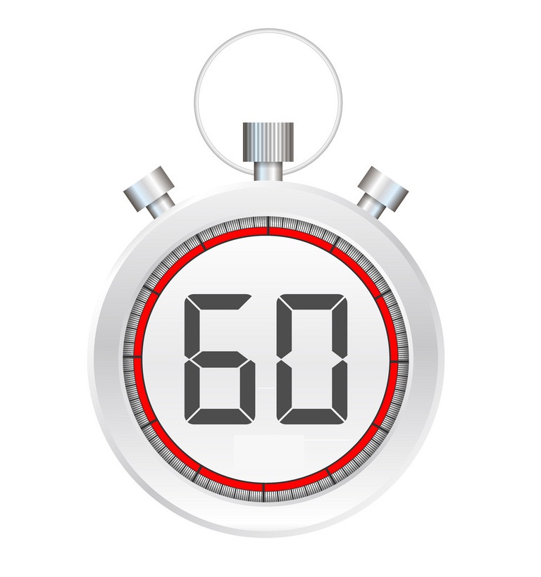 the 60 seconds stopwatch 3