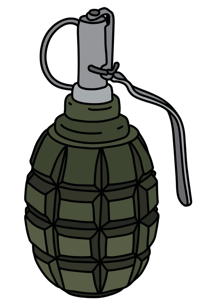 The defense hand grenade