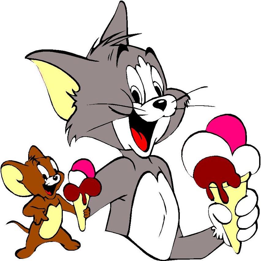tom and jerry with ice cream