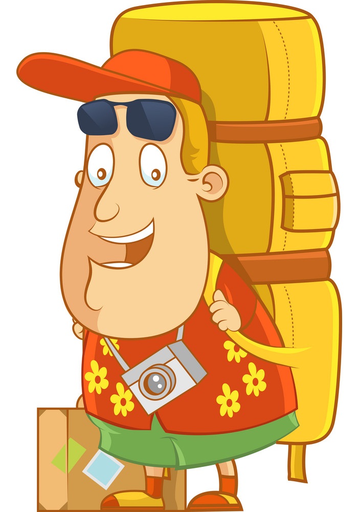 tourist backpack