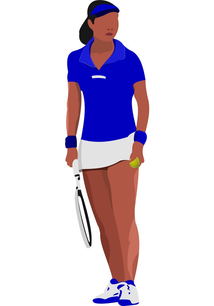 woman tennis player