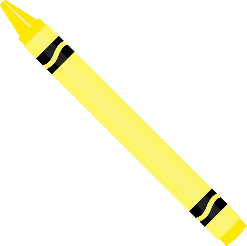 yellow crayon