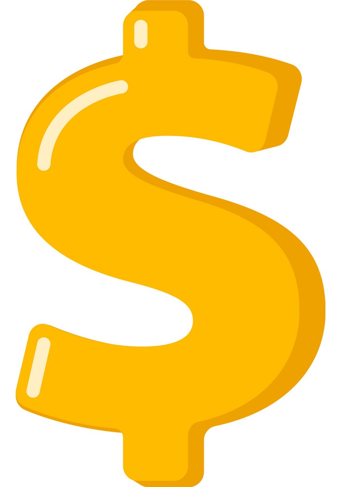 yellow dollar sign