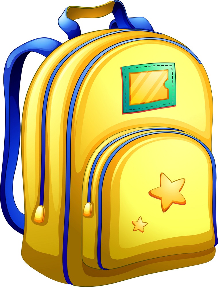 yellow school bag