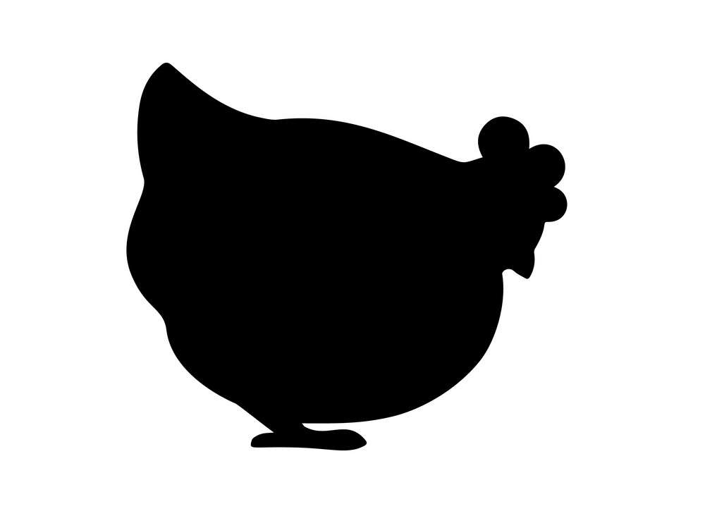 Chicken Silhouette 3