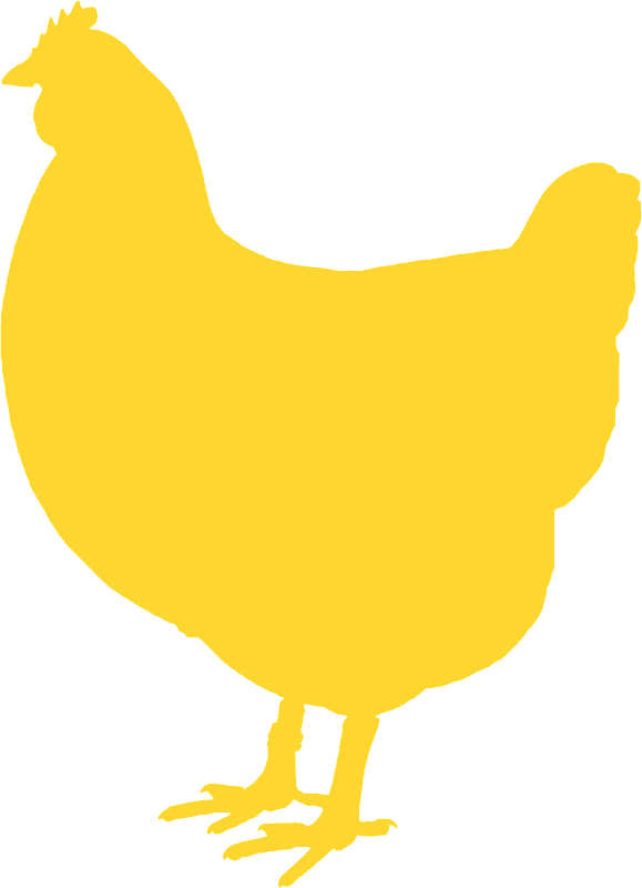 Chicken Silhouette clipart png