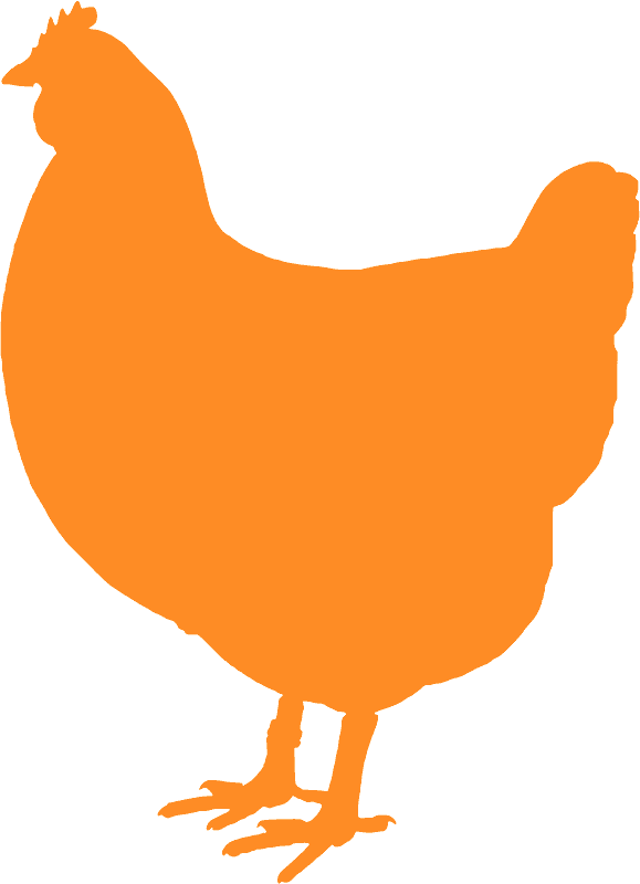 Chicken Silhouette png image