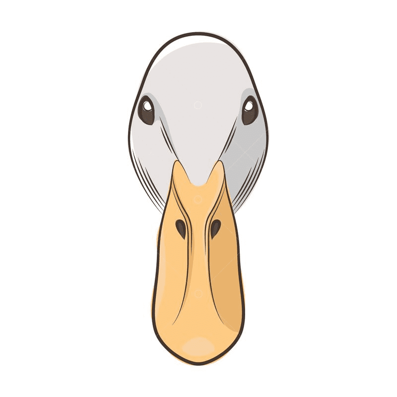 Duck Face clipart free