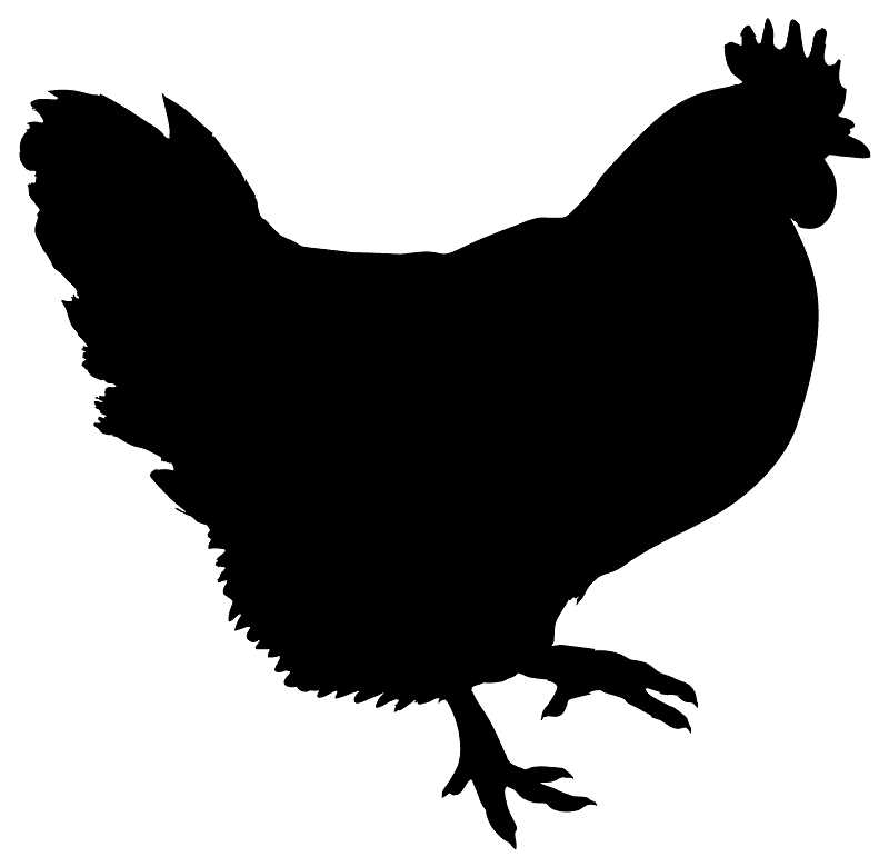 Free Chicken Silhouette