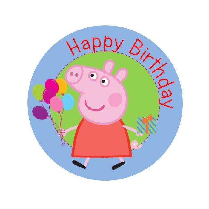 Peppa Pig Birthday clipart 1