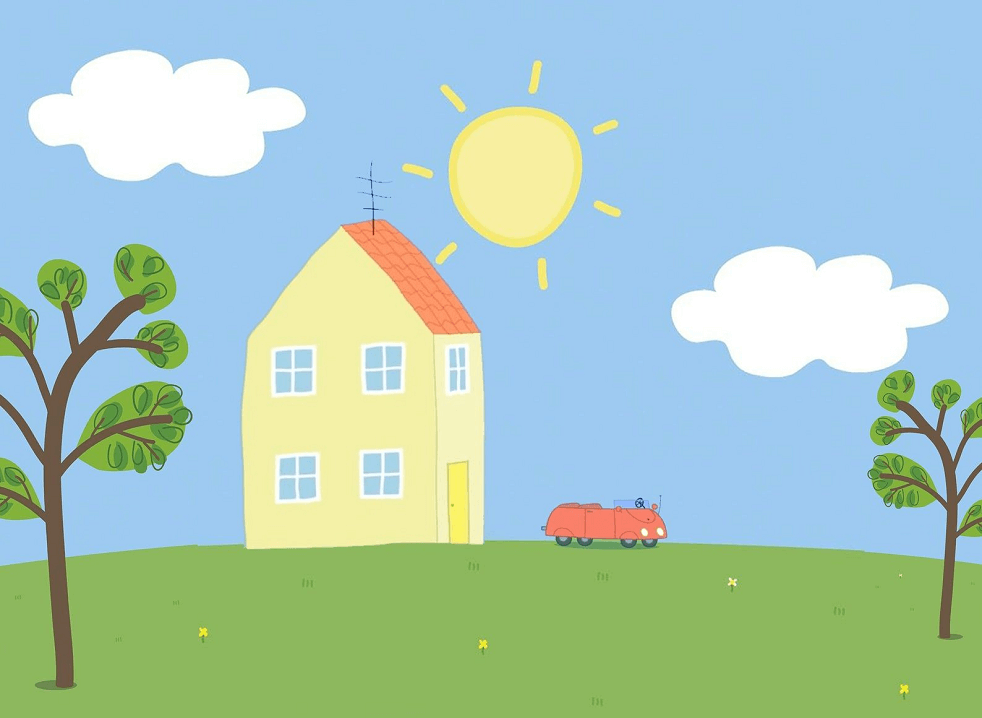 Peppa Pig House clipart 1