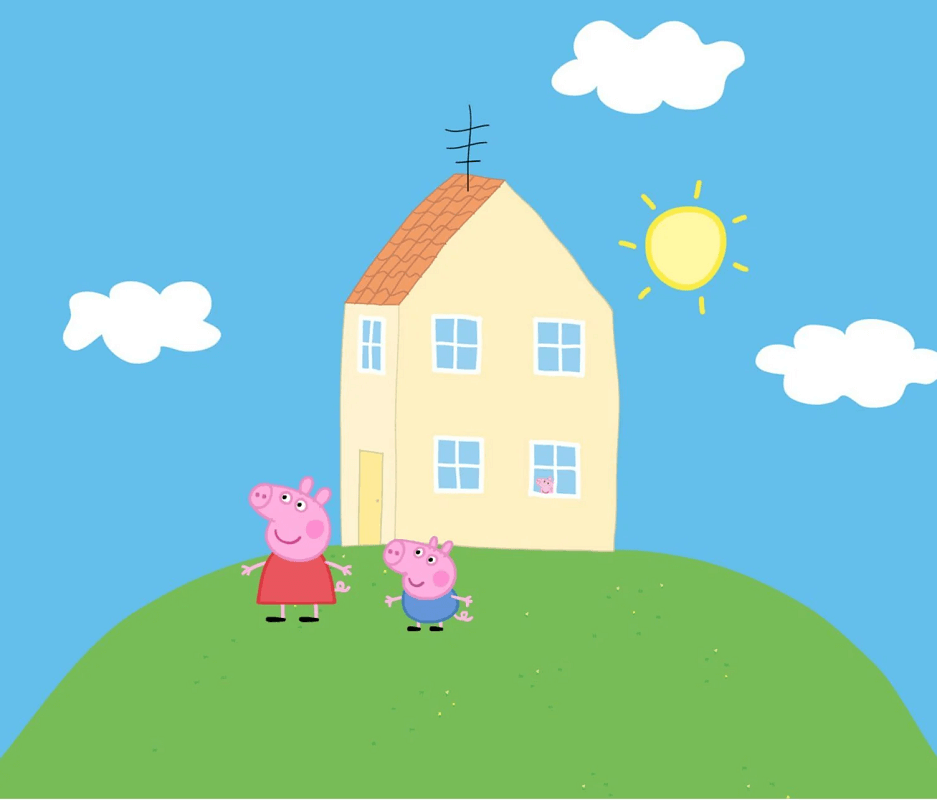 Peppa Pig House clipart 2