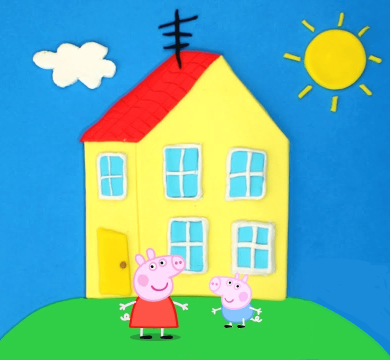Peppa Pig House clipart png