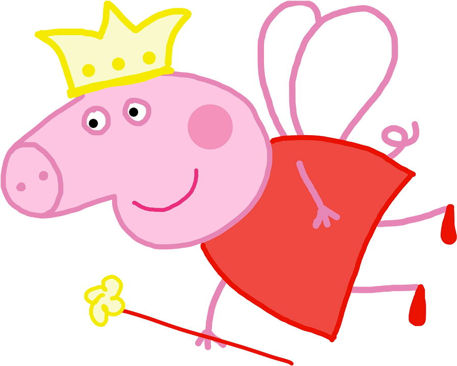 Peppa Pig Princess clipart 1