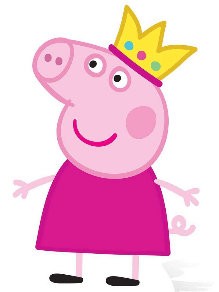 Peppa Pig Princess clipart