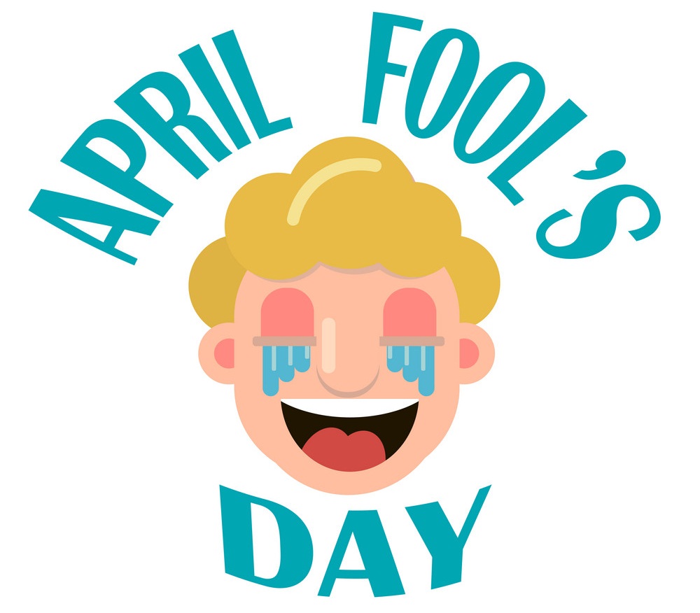 april fool's day with face