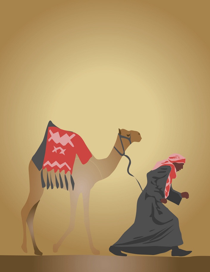 arab and camel