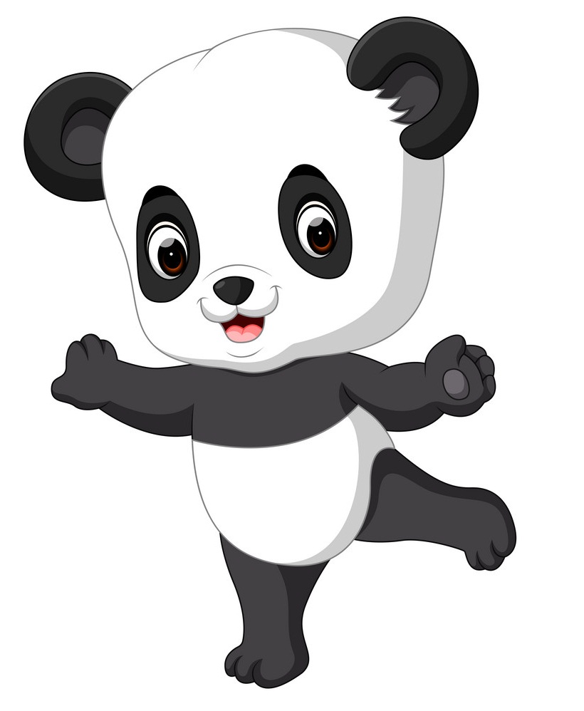 baby panda dancing