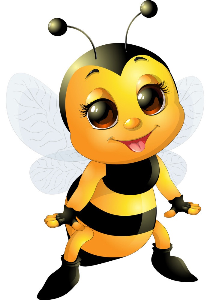 beautiful cute bee